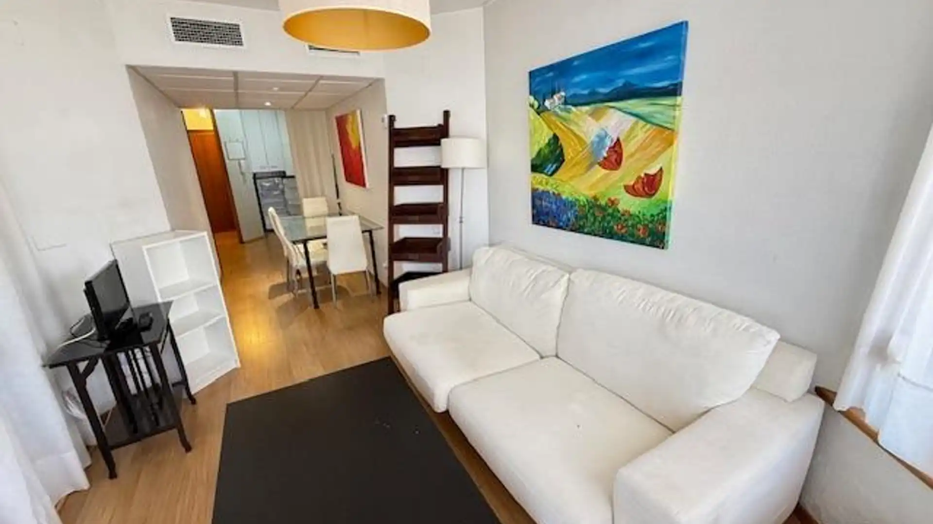 Living room of Apartments for rent in  Murcia Capital  with Air Conditioner, Terrace and Furnished