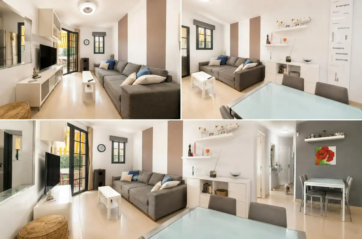Living room of Flat for sale in Arona  with Furnished, Balcony and Community pool