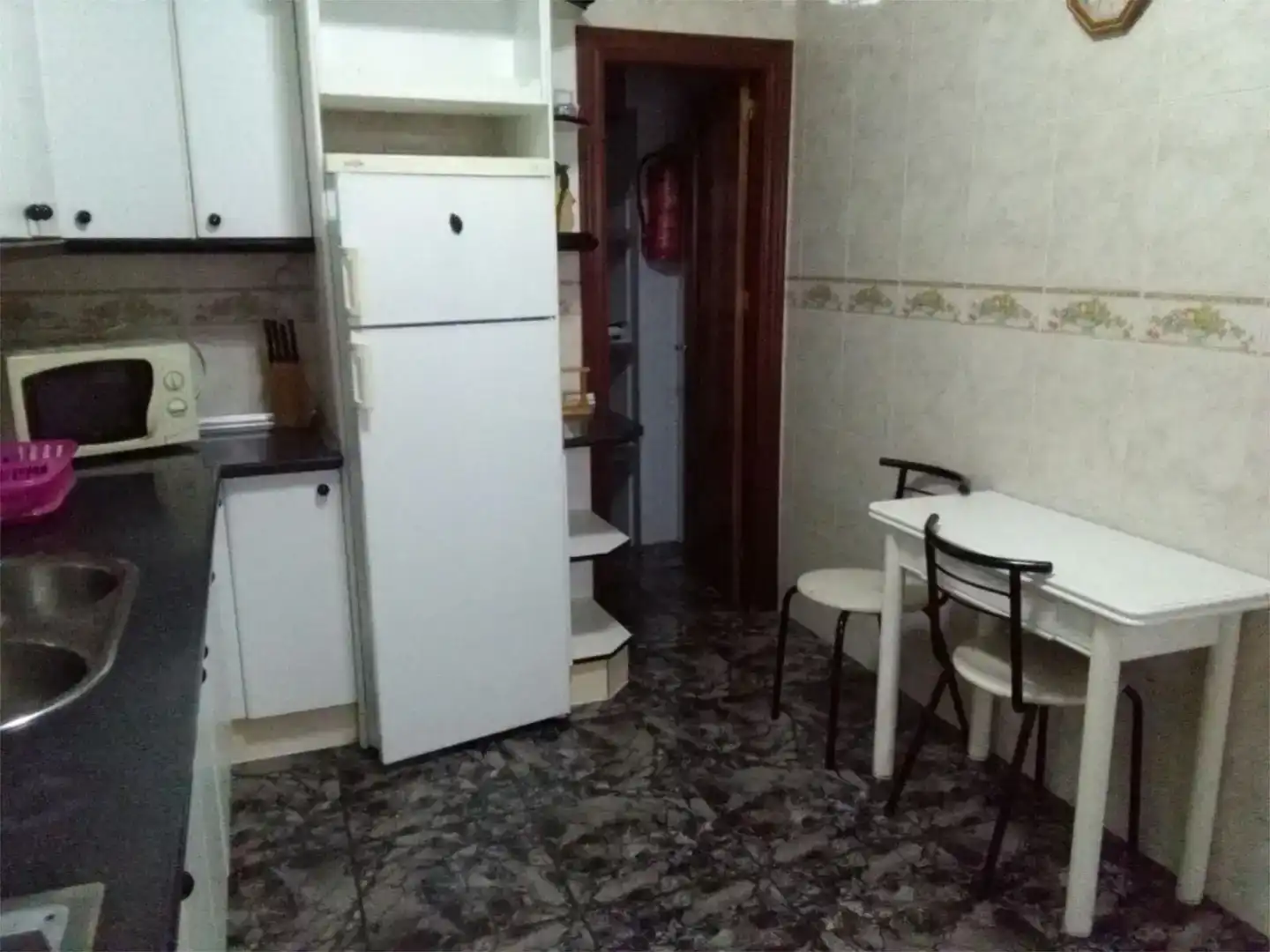 Cocina de Apartamento de alquiler en Carboneras con Aire acondicionado, Amueblado y Horno