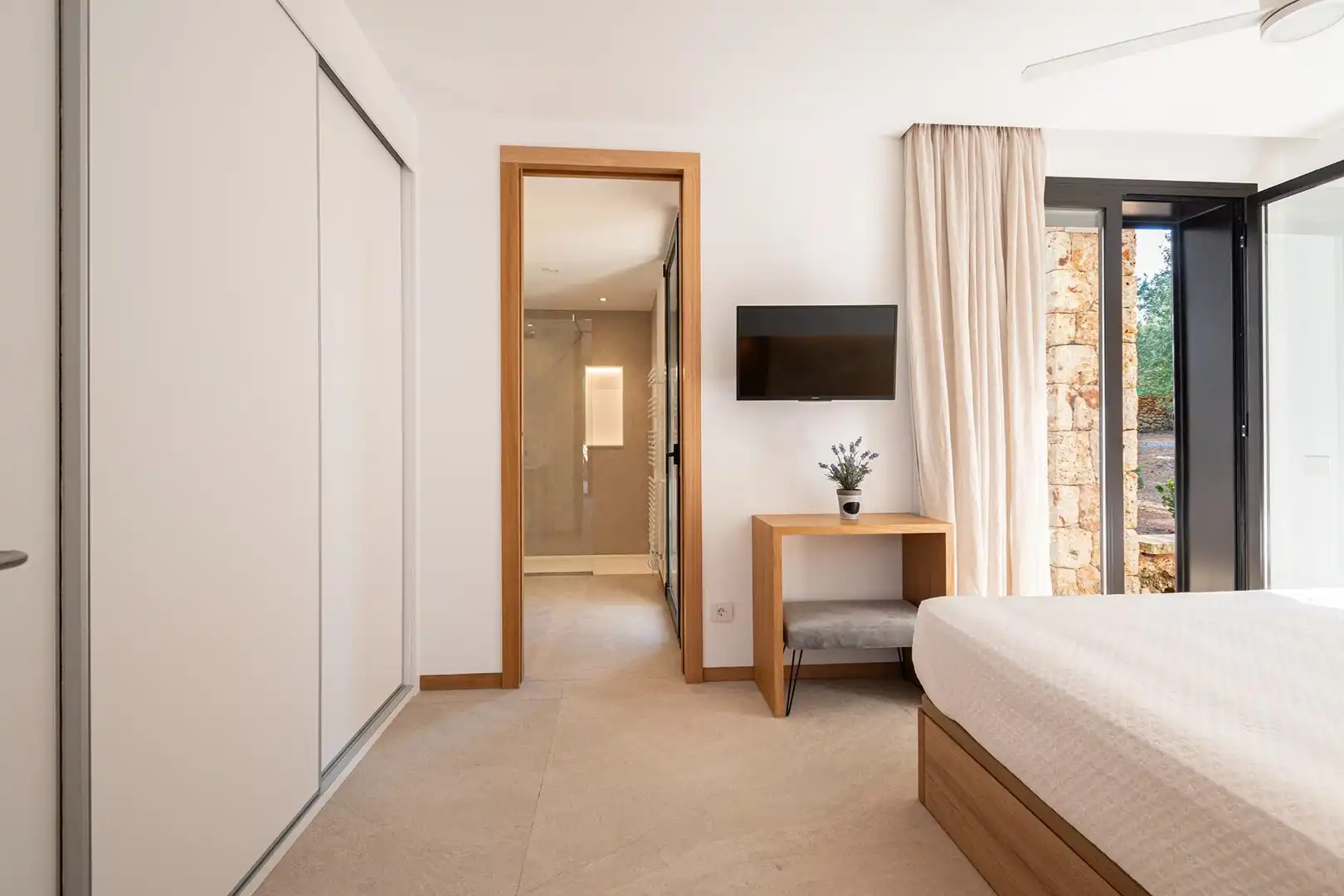 Dormitori de Casa o xalet en venda en Porreres amb Aire condicionat, Jardí privat i Terrassa