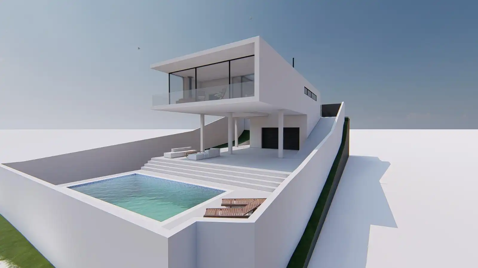Piscina de Residencial en venda en El Molar (Madrid)