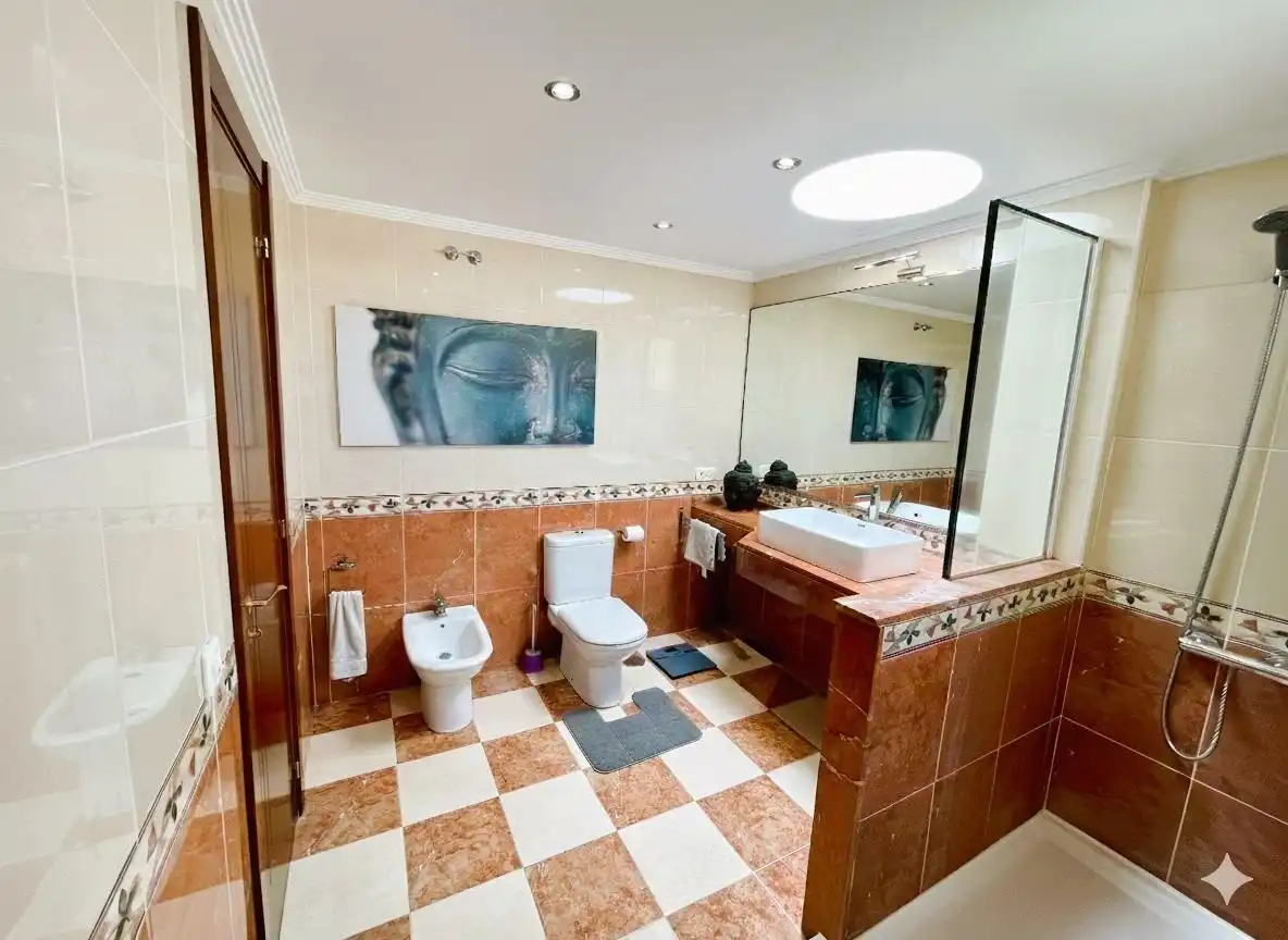 Baño de Casa adosada en venta en Granadilla de Abona con Aire acondicionado, Jardín privado y Terraza