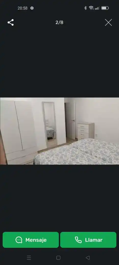 Schlafzimmer von Erdgeschoss zur Miete in Córdoba mit Klimaanlage, Möbliert und Ofen