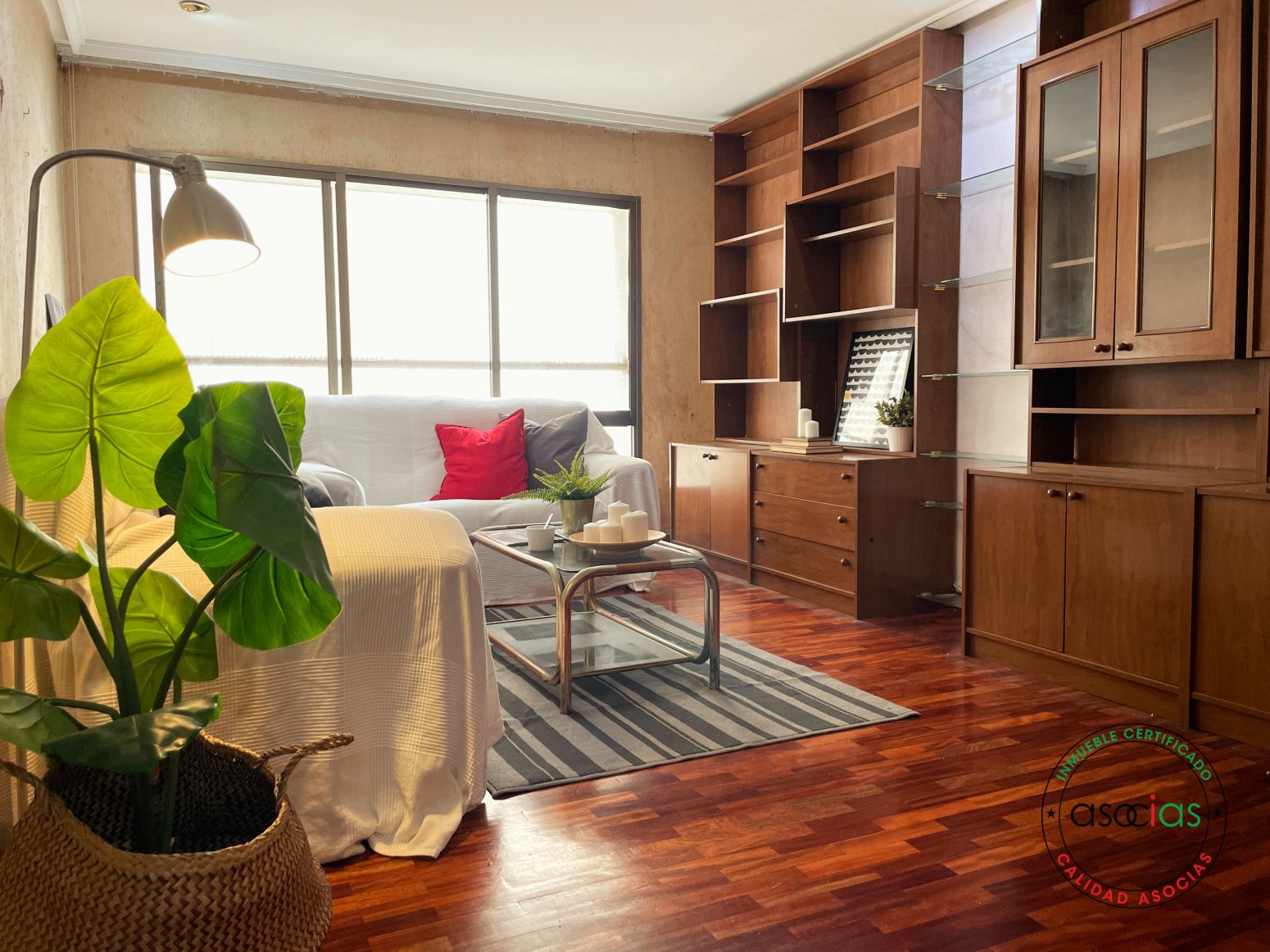 Living room of Flat for sale in Gijón   with Parquet flooring