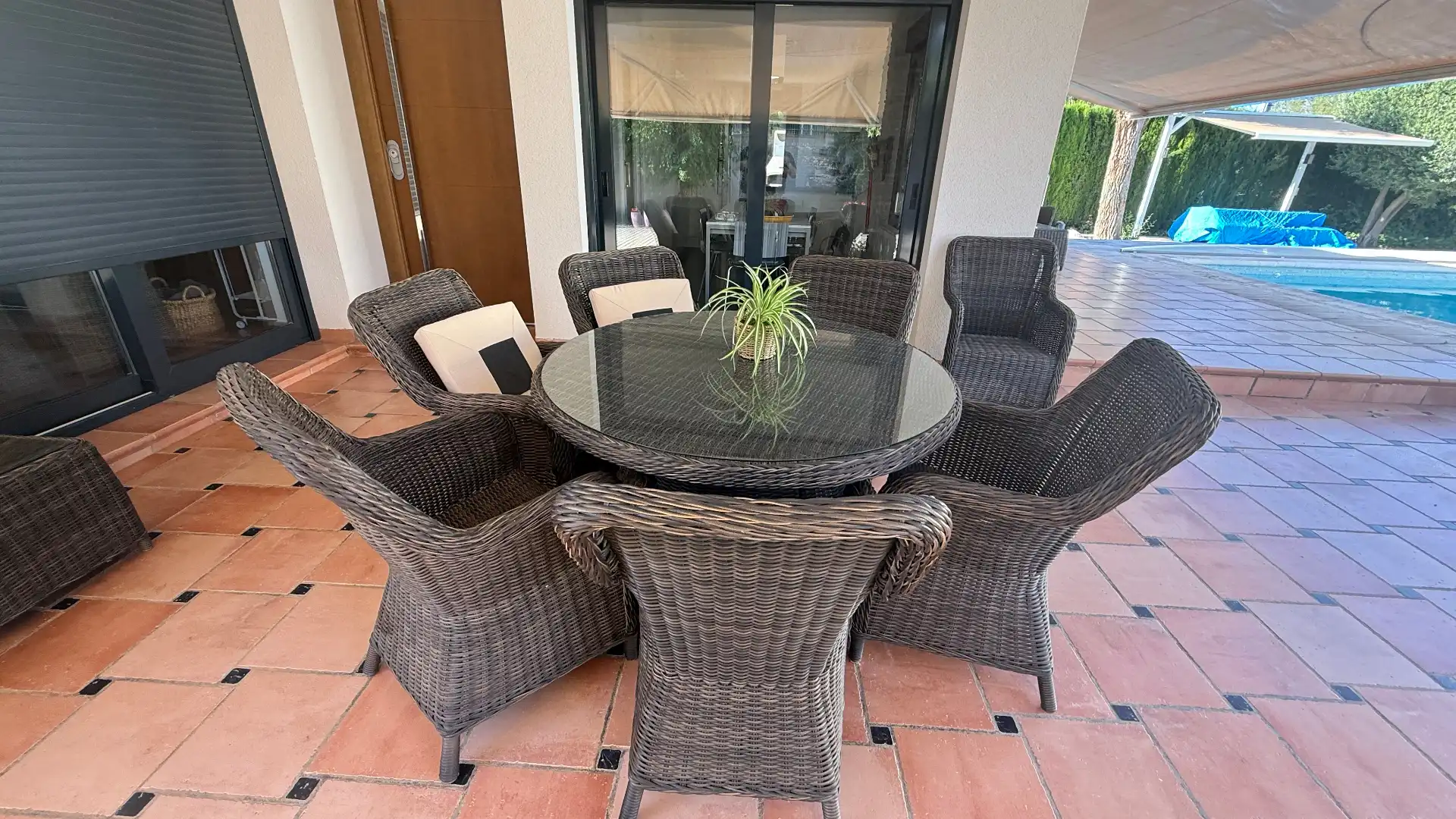Terrasse von Haus oder Chalet zum Verkauf in Albacete mit Klimaanlage, Heizung und Privatgarten