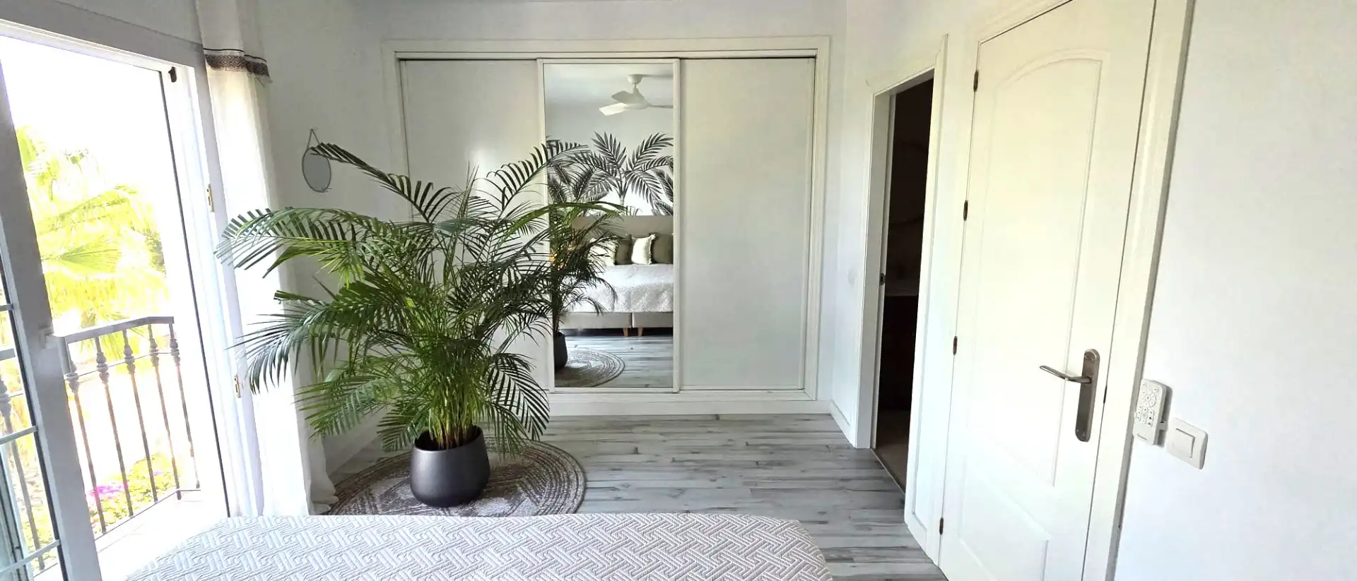 Habitación de Casa adosada de alquiler en Alhaurín de la Torre con Aire acondicionado, Jardín privado y Terraza