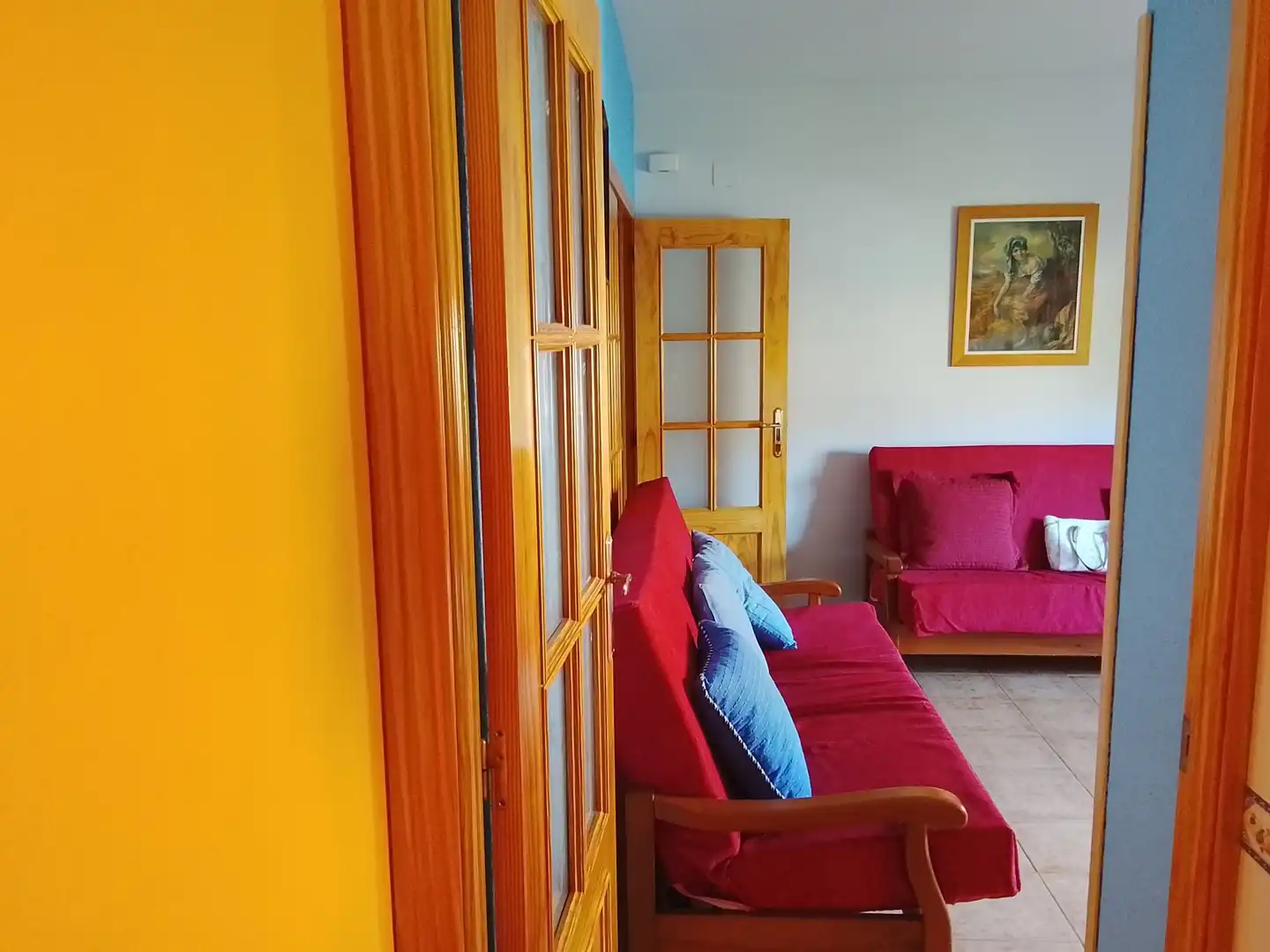 Sala de estar de Apartamento en venta en Madrigal de la Vera con Aire acondicionado y Amueblado