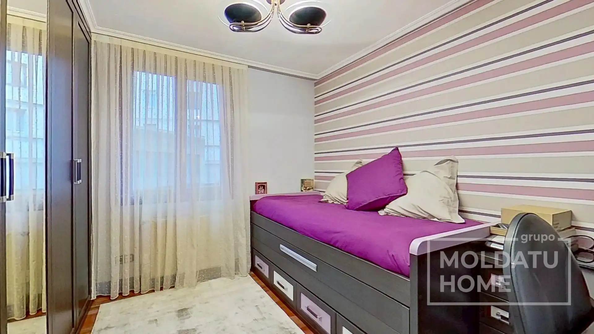 Bedroom of Flat for sale in Bilbao   with Heating and Terrace