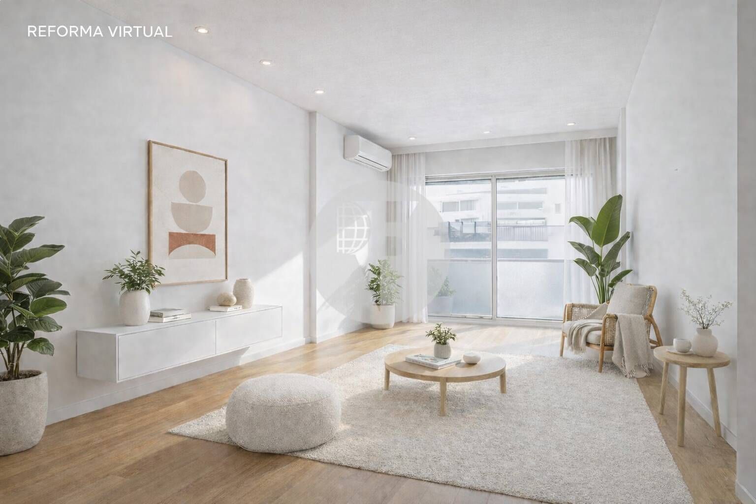 Living room of Flat for sale in  Barcelona Capital  with Air Conditioner, Heating and Terrace