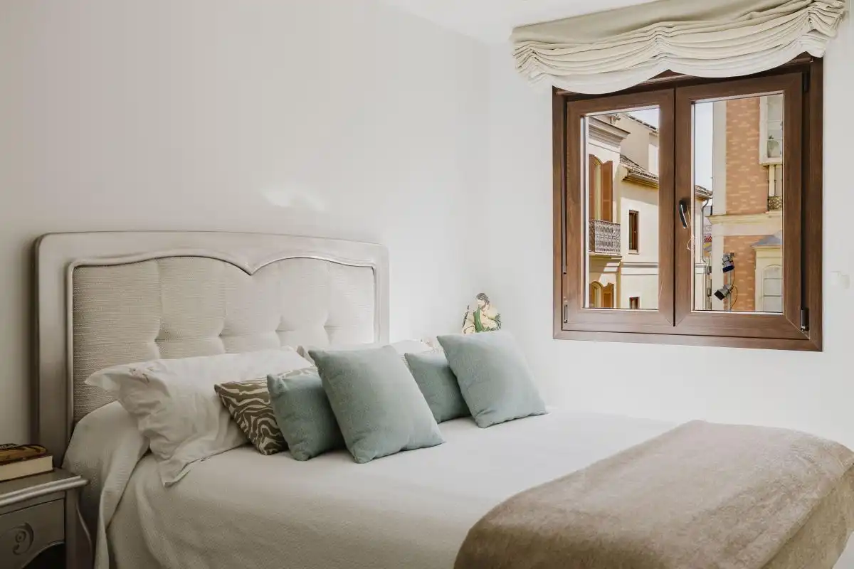 Bedroom of Flat for sale in Málaga  with Air Conditioner, Heating and Terrace