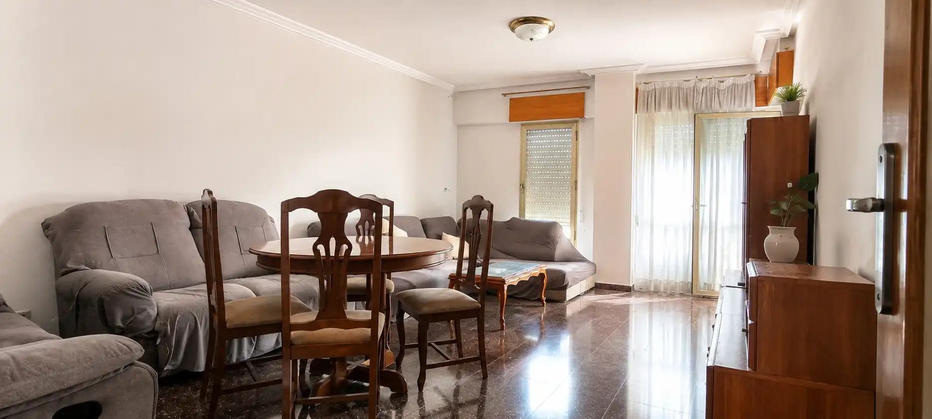 Sala d'estar de Pis en venda en Elche / Elx amb Balcó