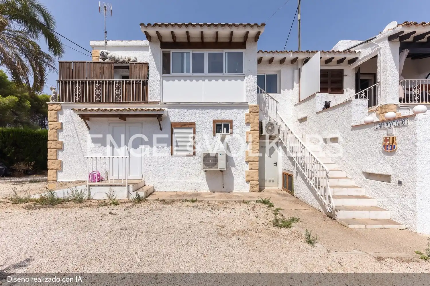 Vista exterior de Casa o xalet en venda en Jávea / Xàbia amb Aire condicionat, Calefacció i Jardí privat