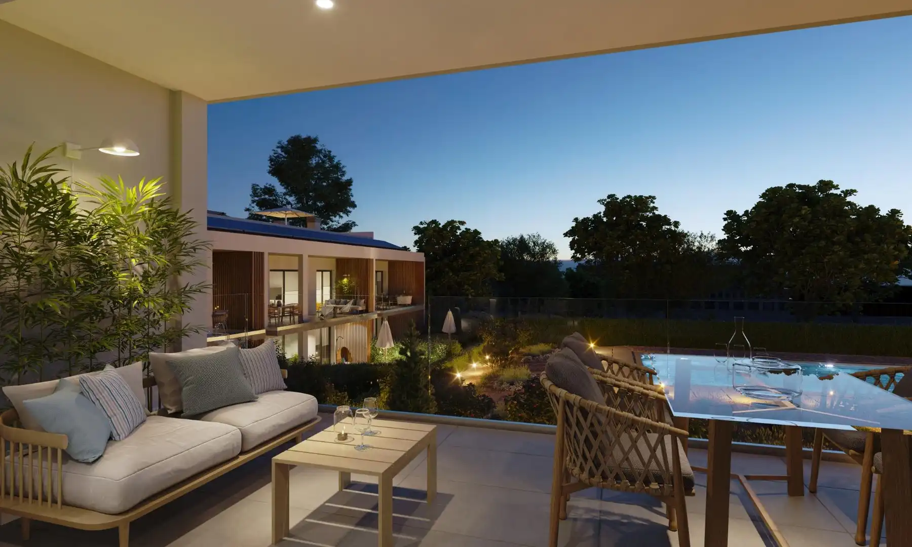 Terraza de Ático en venta en  Palma de Mallorca con Aire acondicionado, Calefacción y Jardín privado