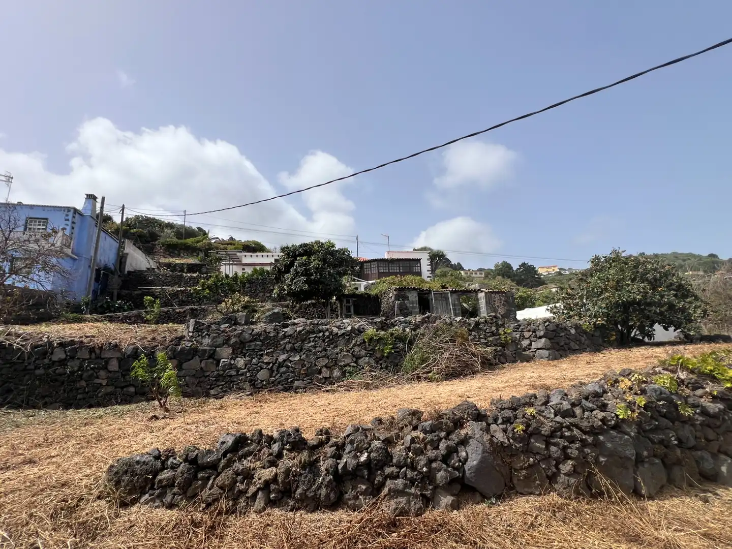 Vista exterior de Finca rústica en venda en Villa de Mazo amb Jardí privat, Traster i Moblat