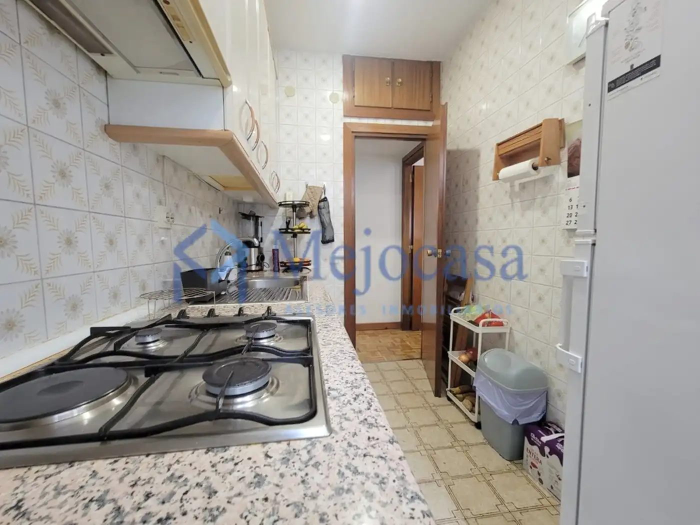 Kitchen of Flat for sale in Madrid  with Heating, Parquet flooring and Terrace