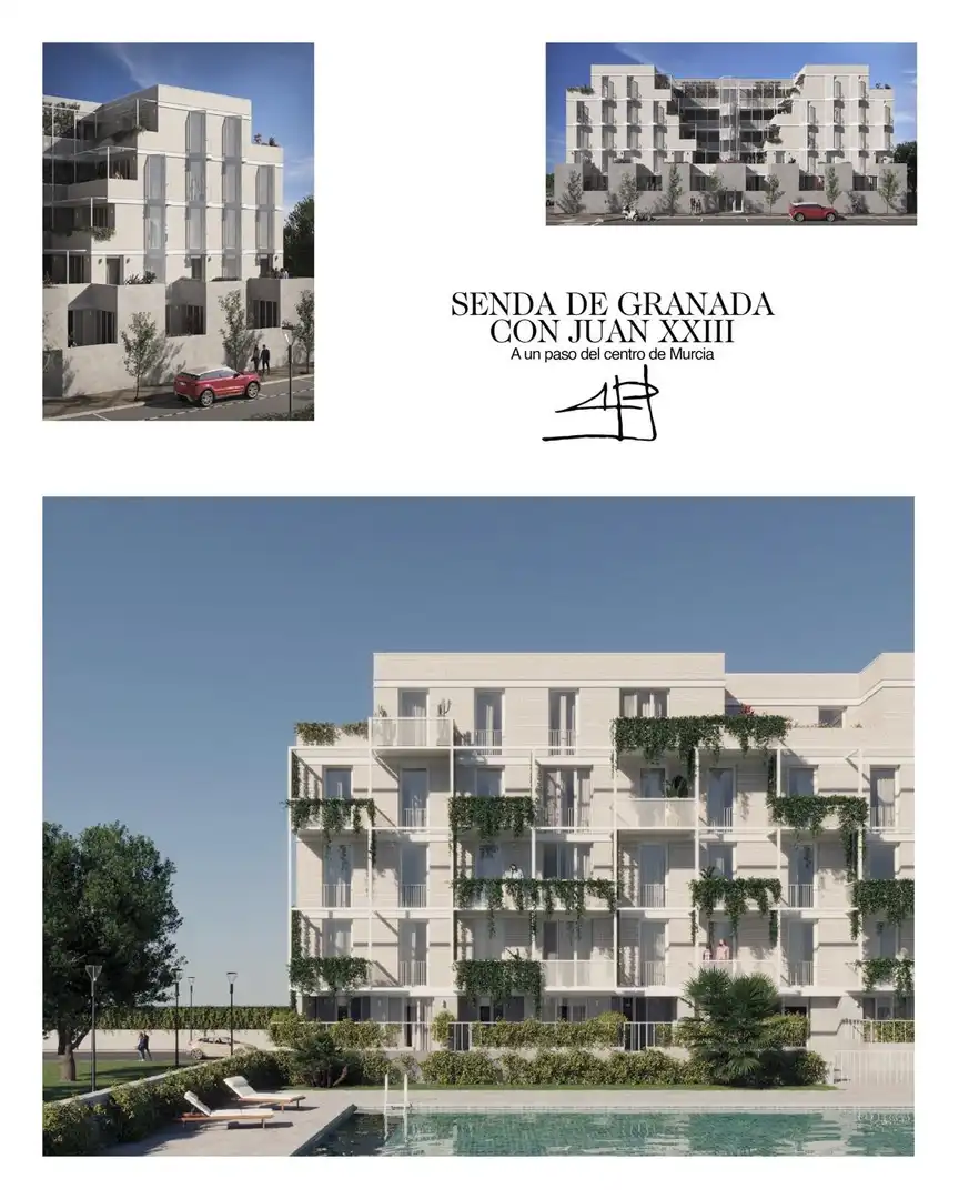 Außenansicht von Wohnung zum Verkauf in Murcia mit Heizung, Privatgarten und Terrasse