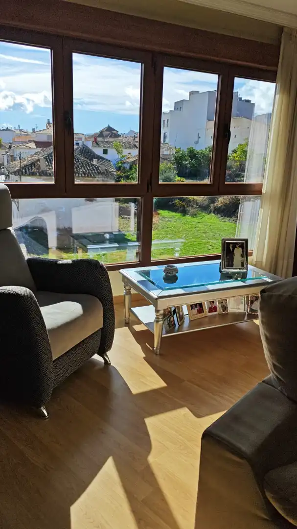 Sala d'estar de Pis en venda en Baza amb Aire condicionat, Calefacció i Moblat