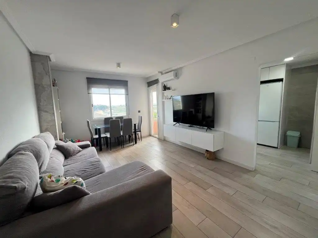 Living room of Flat for sale in Dolores  with Air Conditioner, Terrace and Furnished