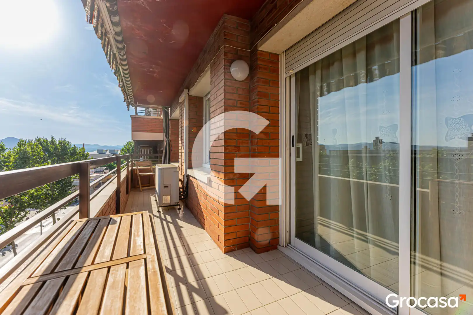 Balcony of Flat for sale in Cornellà de Llobregat  with Air Conditioner, Heating and Balcony