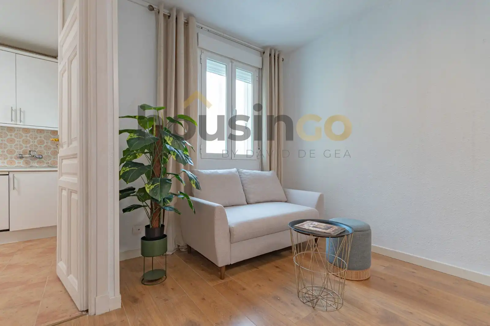 Sala d'estar de Pis de lloguer en Barrio de Salamanca