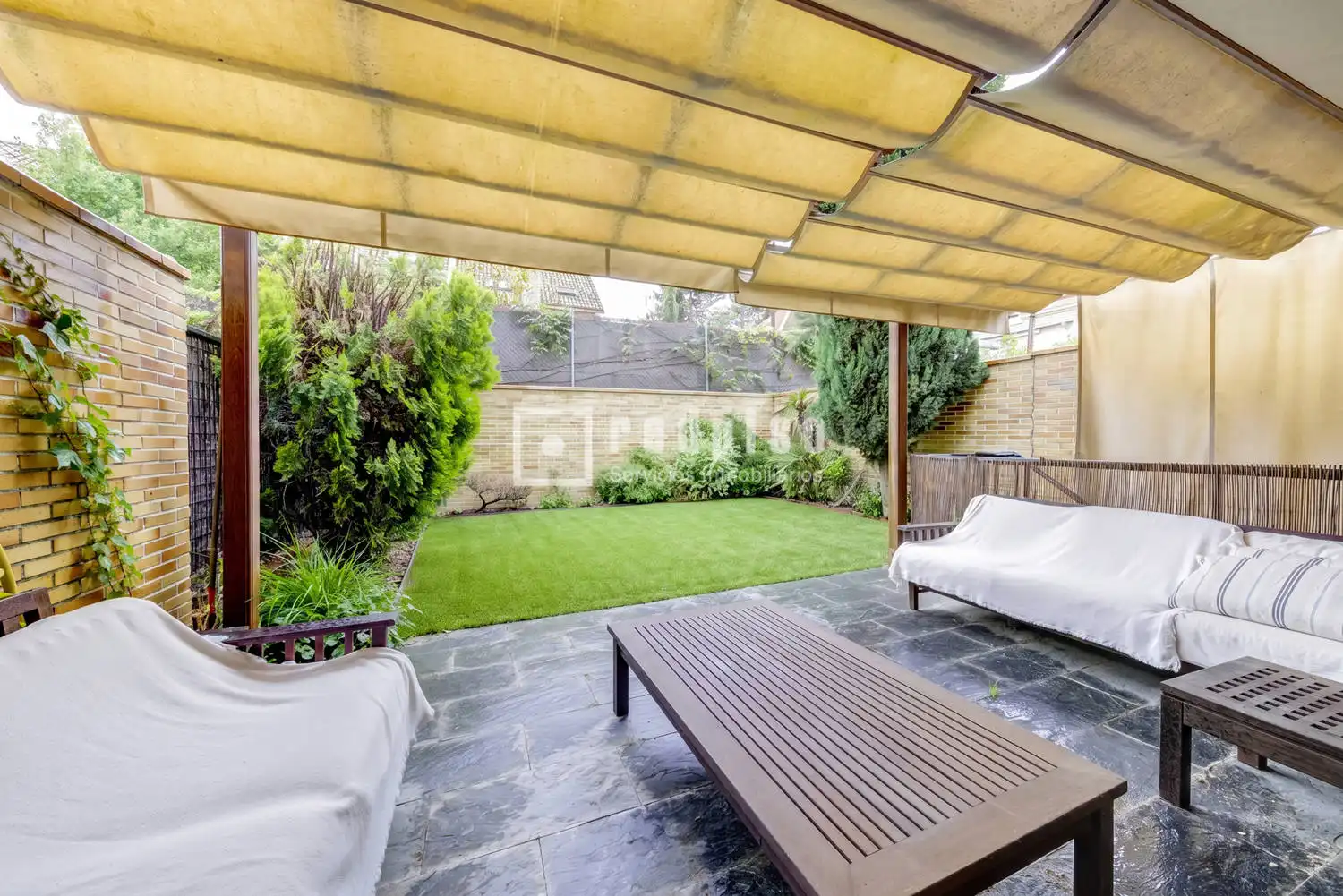 Terrace of Houses for sale in Pozuelo de Alarcón  with Air Conditioner, Heating and Private garden