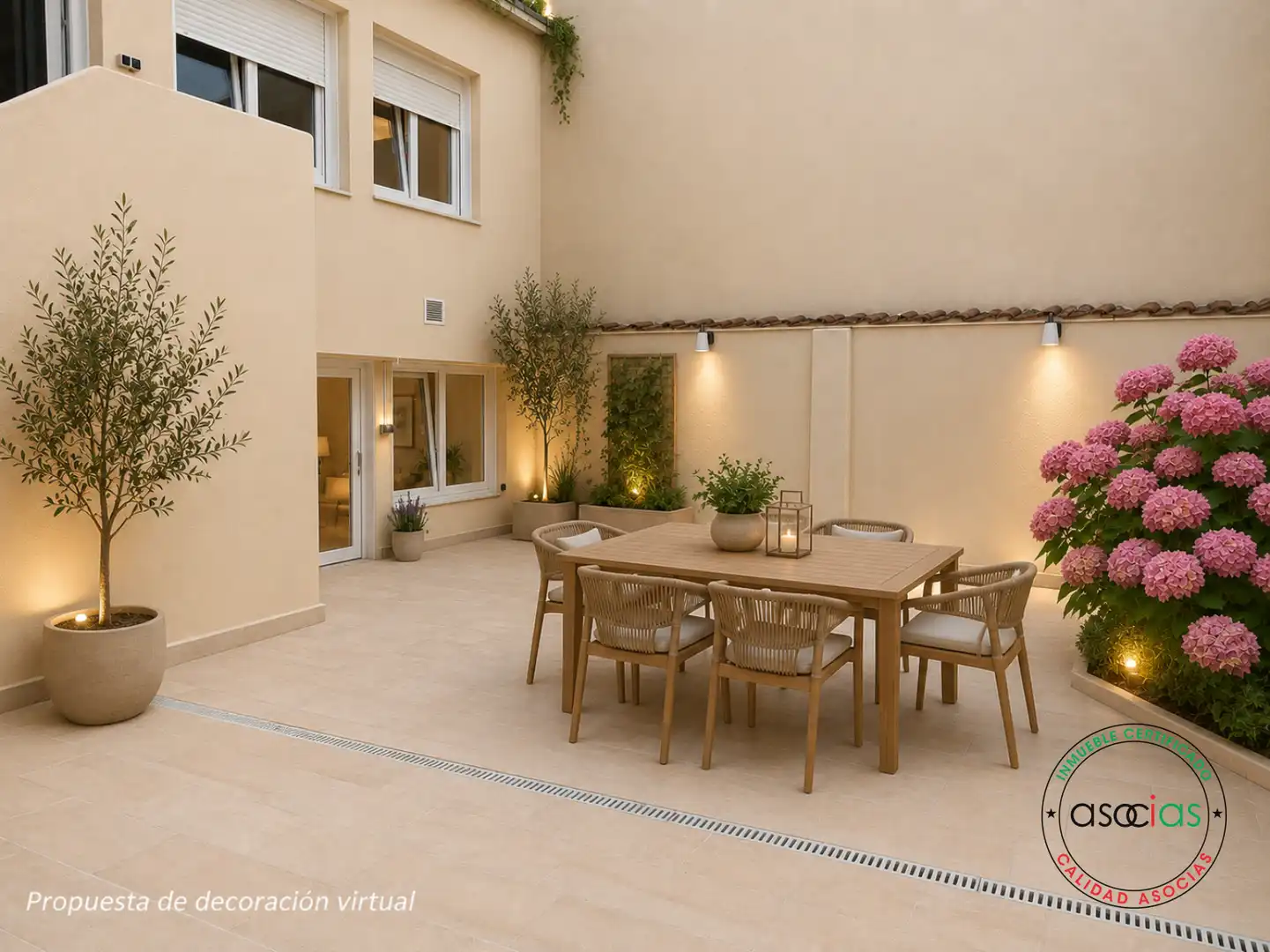 Terraza de Piso de alquiler en Gijón  con Jardín privado, Parquet y Terraza
