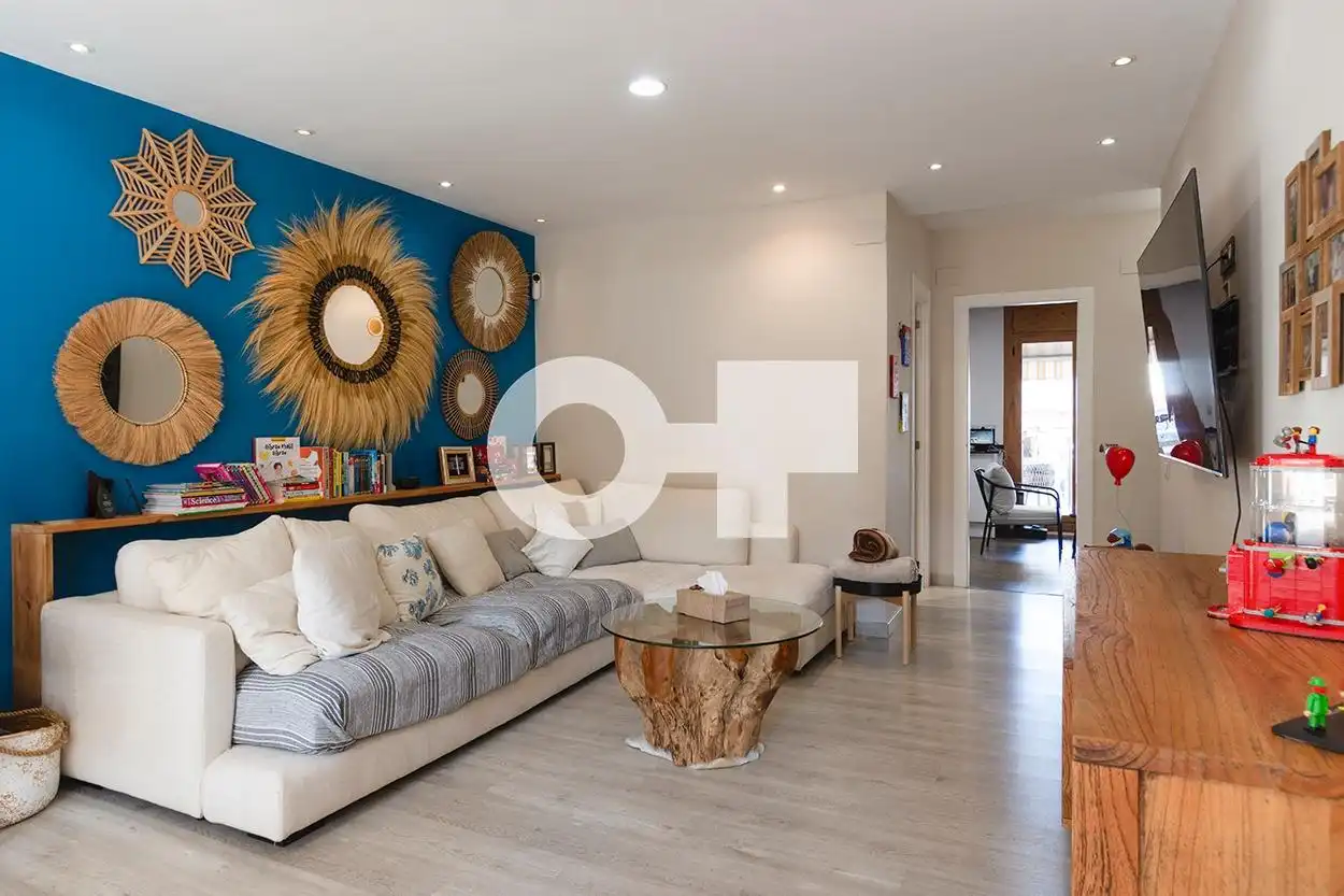 Living room of Detached homes for sale in Castelldefels  with Air Conditioner, Heating and Private garden