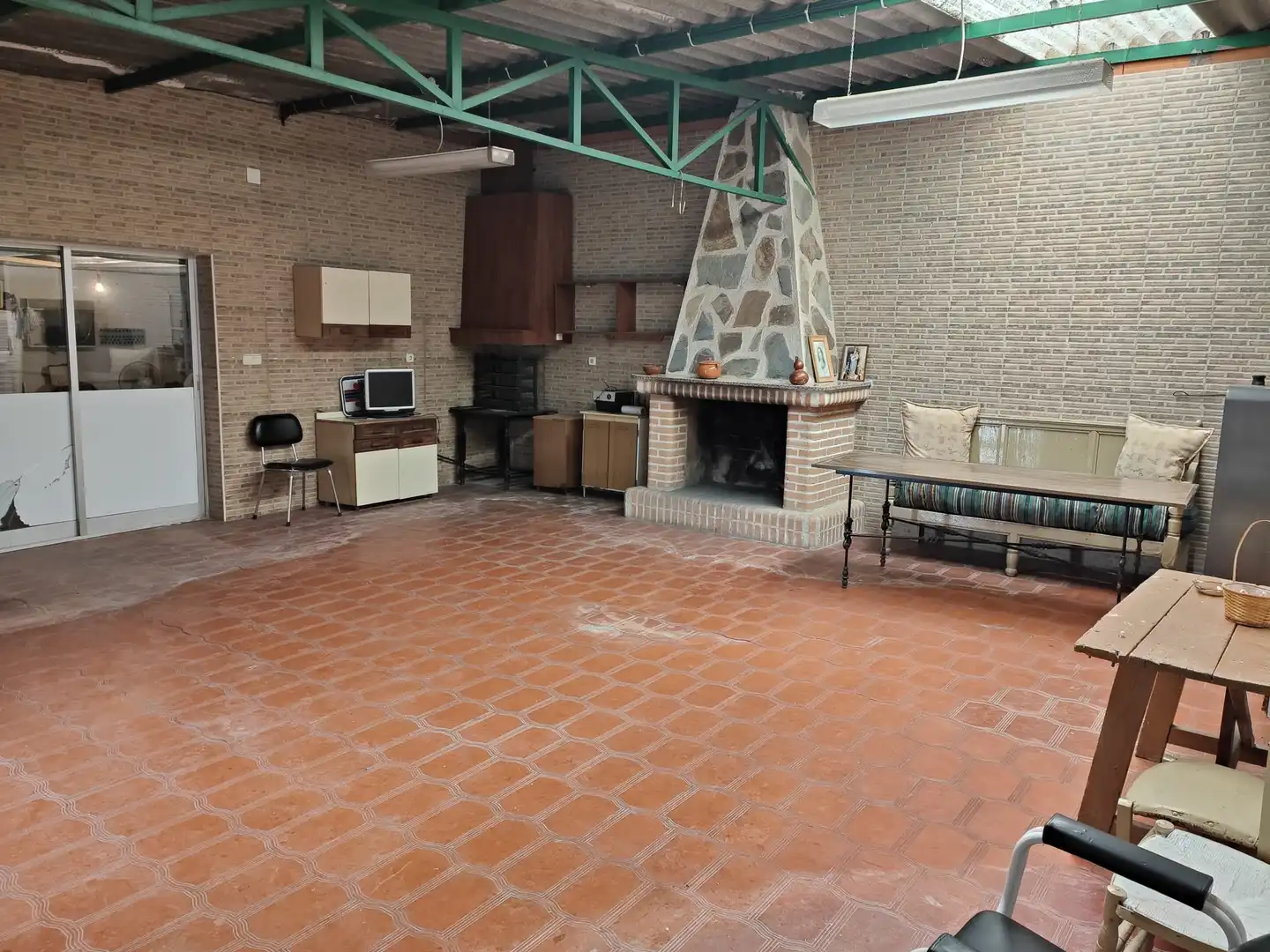 Cocina de Casa o chalet en venta en Corral de Almaguer con Calefacción, Parquet y Terraza