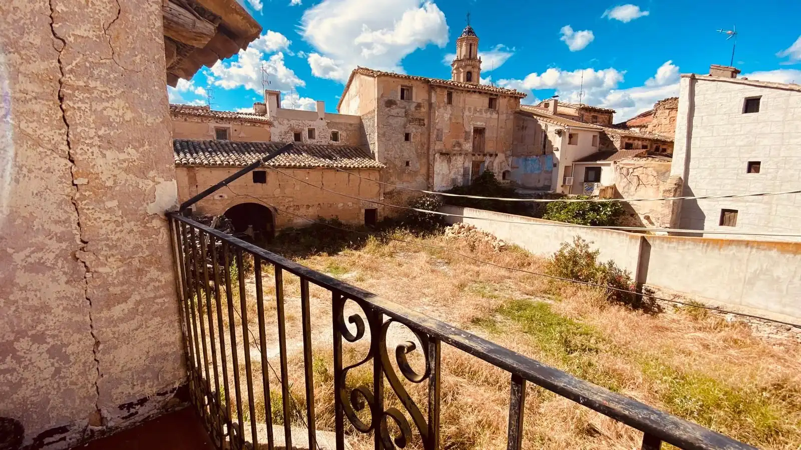 Exterior view of Houses for sale in Torrecilla de Alcañiz  with Private garden, Terrace and Storage room