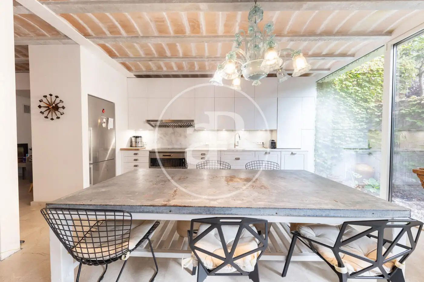 Küche von Einfamilien-Reihenhaus zum Verkauf in  Palma de Mallorca mit Klimaanlage, Heizung und Privatgarten
