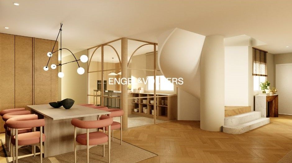 Dining room of Attic for sale in Vigo   with Heating, Terrace and Swimming Pool