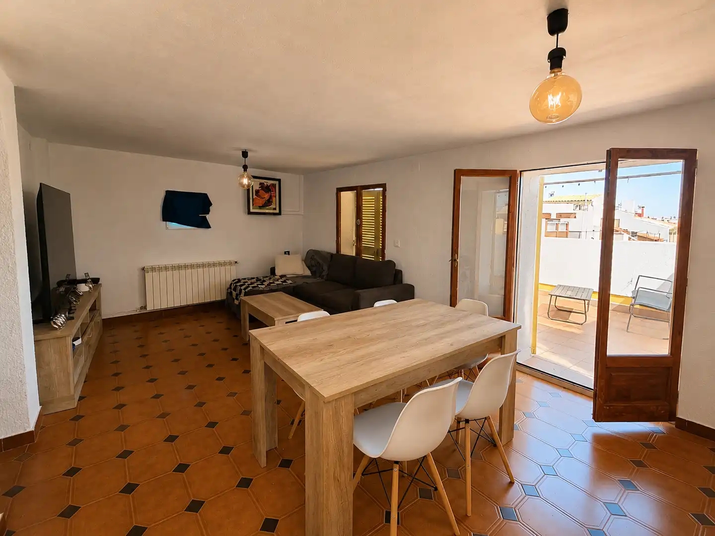 Sala de estar de Dúplex en venta en Cambrils con Aire acondicionado, Calefacción y Terraza