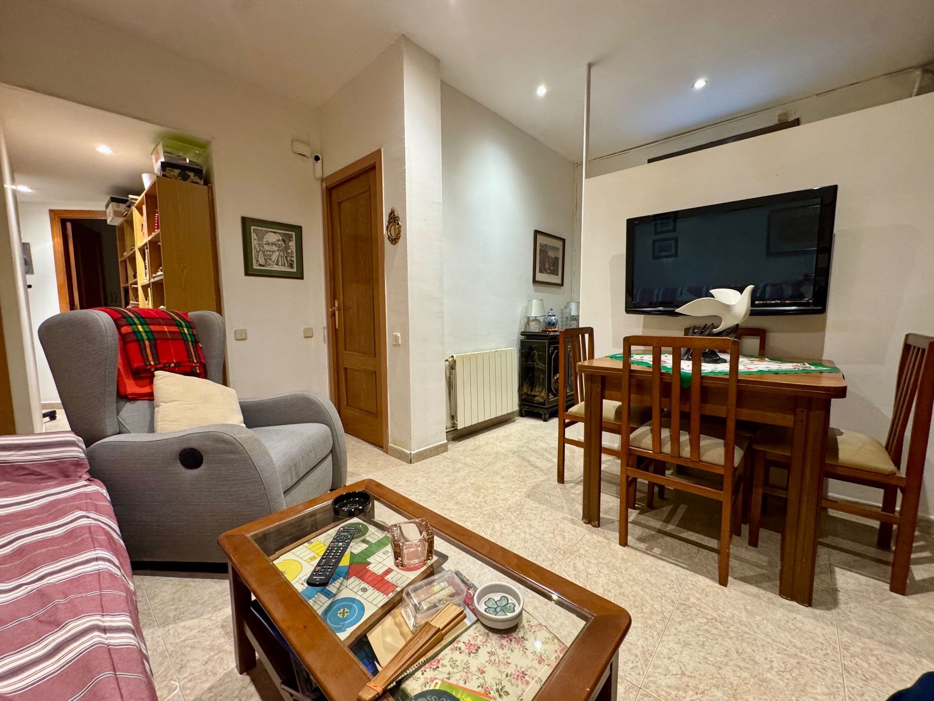 Sala d'estar de Pis en venda en  Barcelona Capital amb Aire condicionat i Calefacció