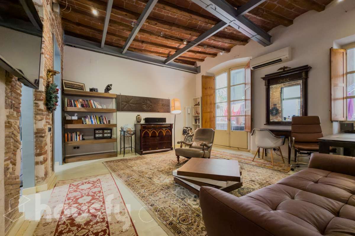 Living room of Flat for sale in  Barcelona Capital  with Air Conditioner