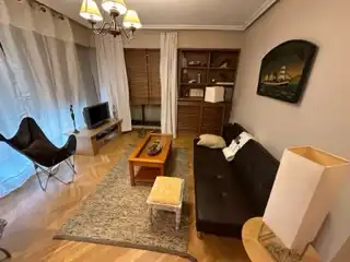 Wohnzimmer von Wohnungen zum Verkauf in León Capital  mit Heizung, Parkett und Terrasse