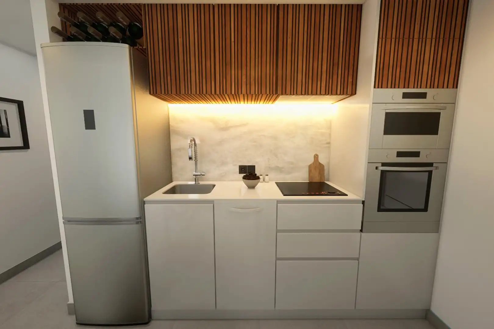 Cuina de Casa o xalet en venda en Los Alcázares amb Aire condicionat, Jardí privat i Terrassa