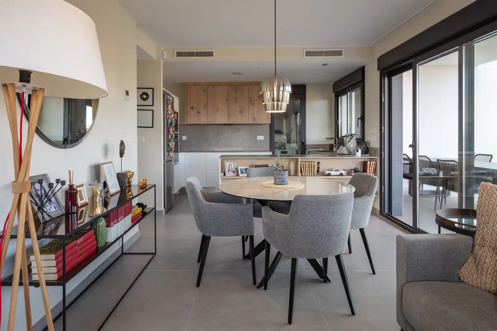 Menjador de Apartament en venda en Jávea / Xàbia amb Calefacció, Terrassa i Piscina