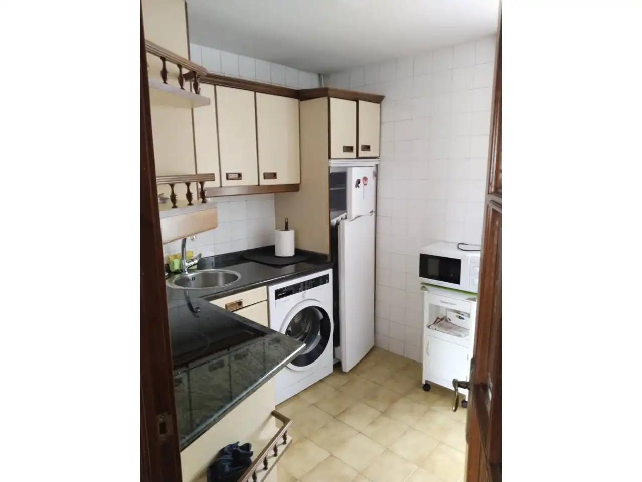 Cocina de Piso de alquiler en Burgos con Calefacción, Parquet y Amueblado