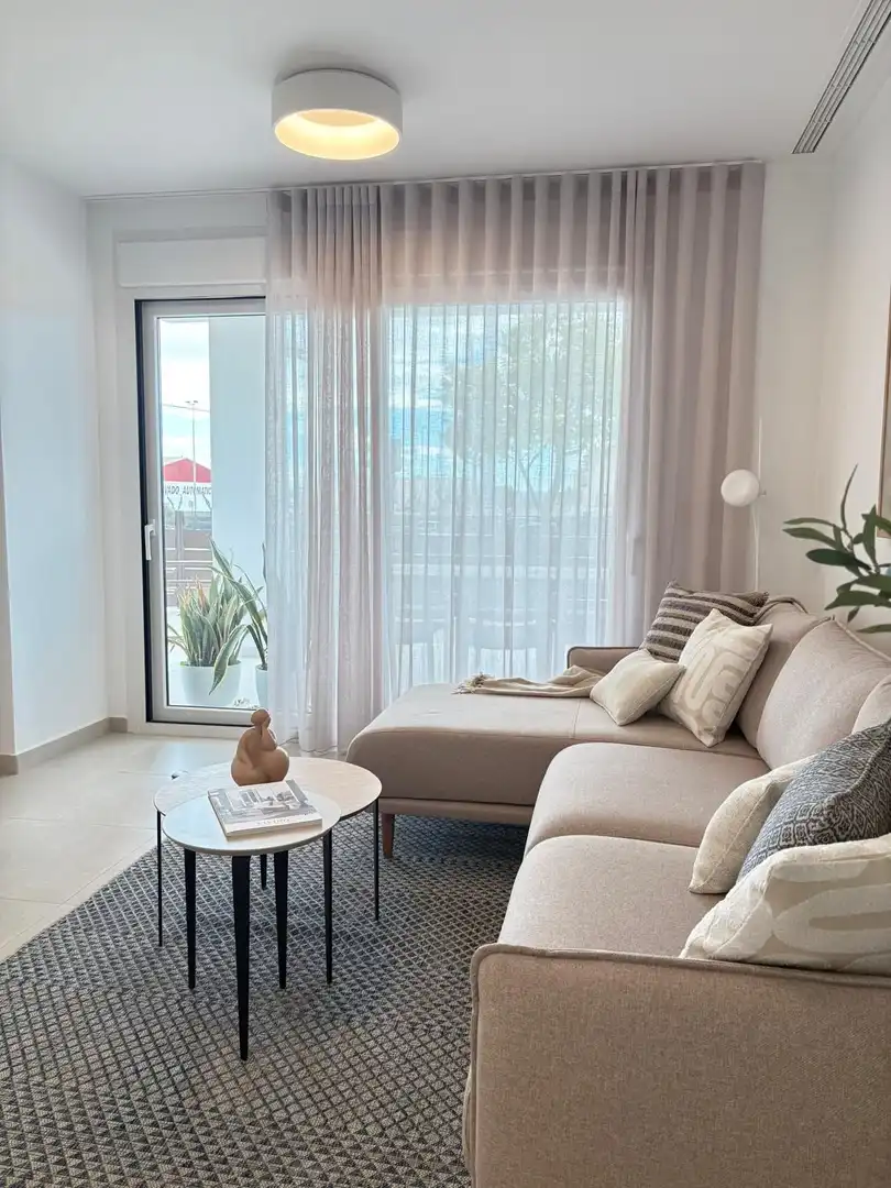 Sala d'estar de Apartament en venda en Pilar de la Horadada ciudad