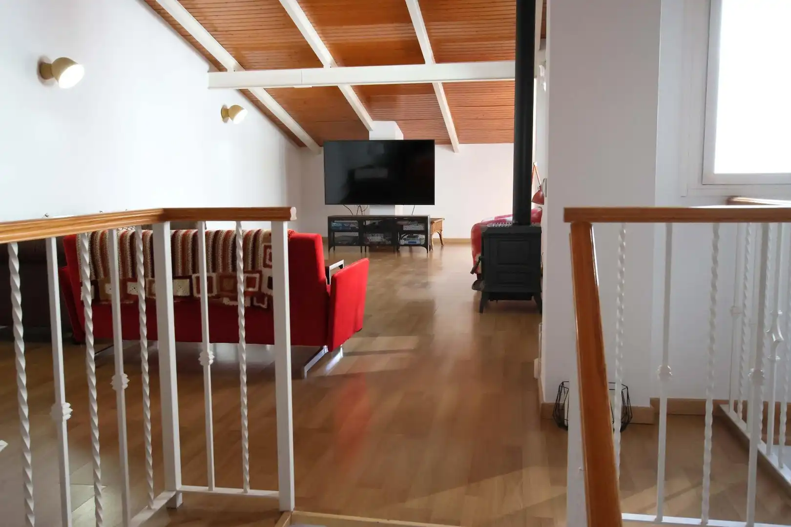 Sala d'estar de Dúplex en venda en Montijo amb Parquet i Terrassa