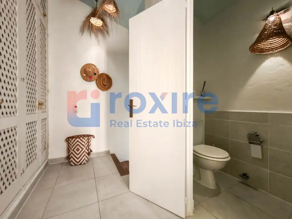 Baño de Casa adosada de alquiler en Sant Josep de sa Talaia con Aire acondicionado, Terraza y Amueblado