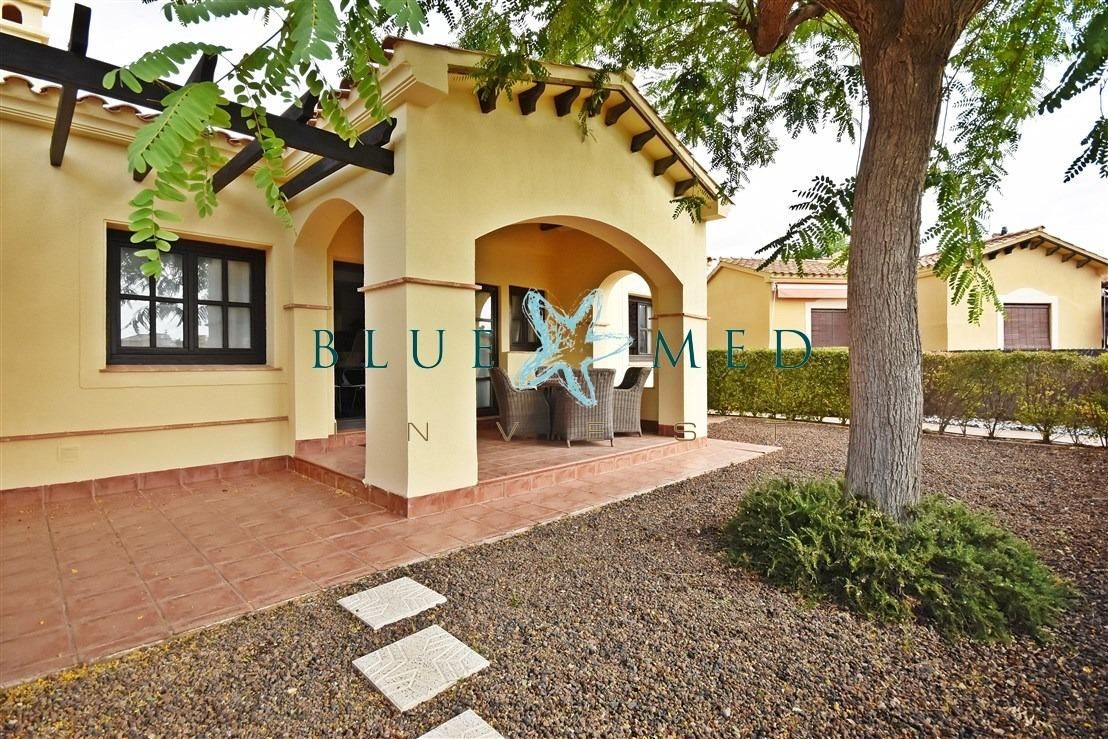 Vista exterior de Casa o xalet en venda en Fuente Álamo de Murcia amb Aire condicionat, Calefacció i Jardí privat