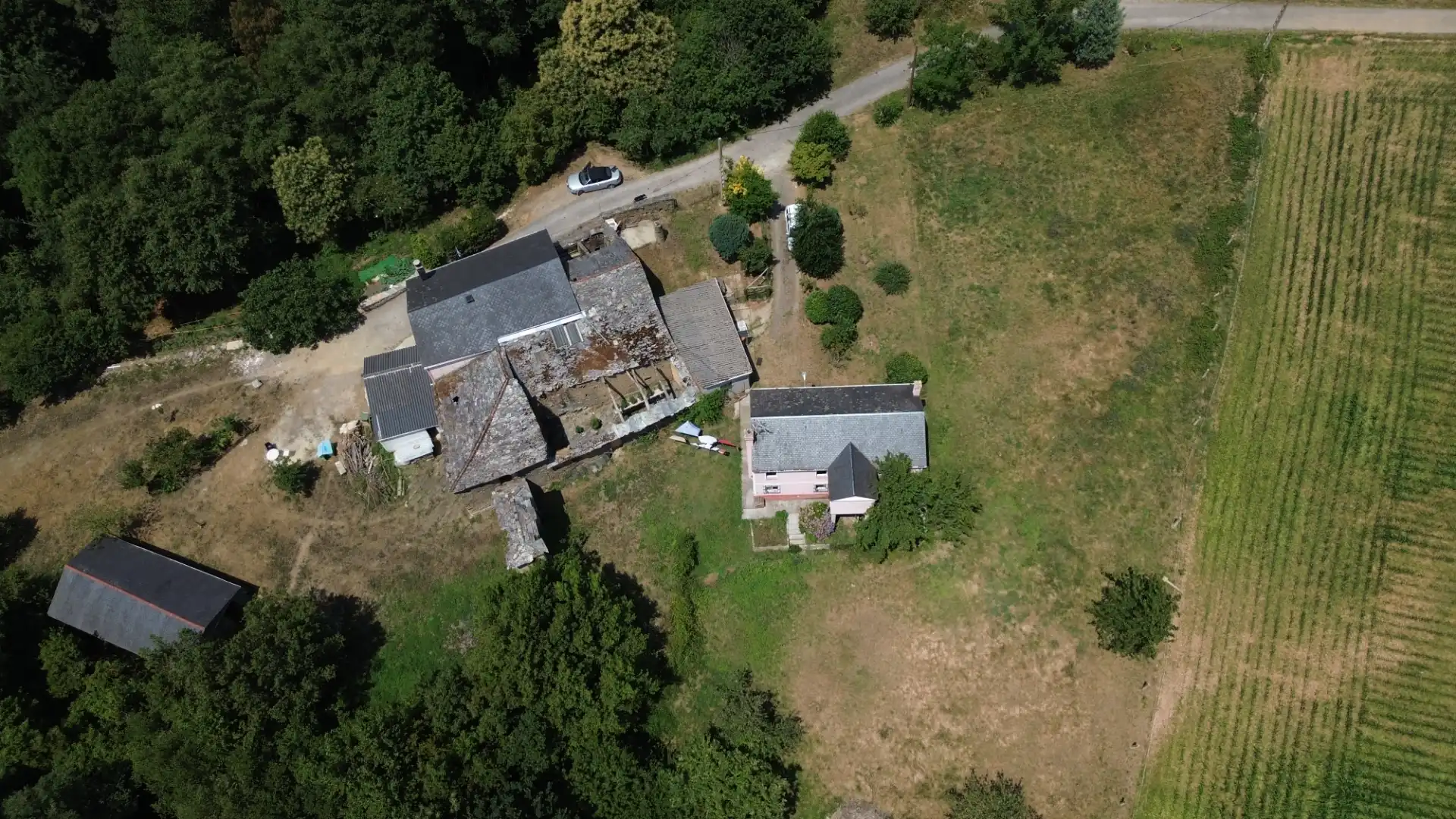 Country house zum Verkauf in Trabada mit Heizung, Privatgarten und Terrasse