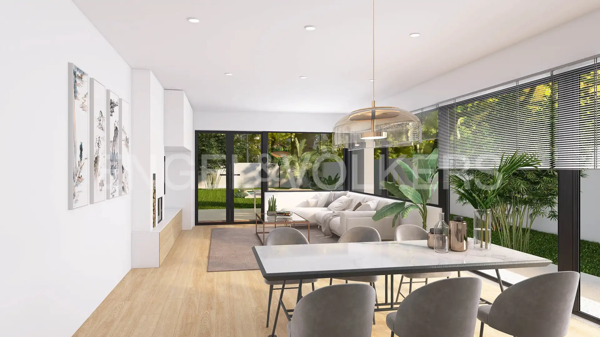 Sala d'estar de Casa o xalet en venda en Lleida amb Jardí privat, Terrassa i Piscina