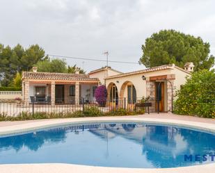 Exterior view of Country house to rent in Xaló  with Terrace and Swimming Pool