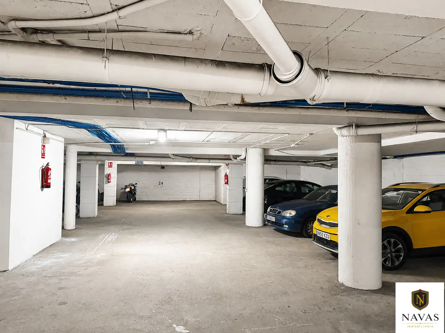 Parking of Flat for sale in Vigo   with Heating, Parquet flooring and Furnished