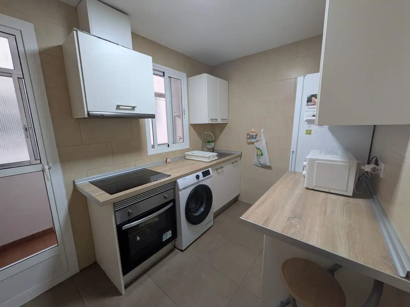 Küche von Wohnung zur Miete in Almería mit Möbliert