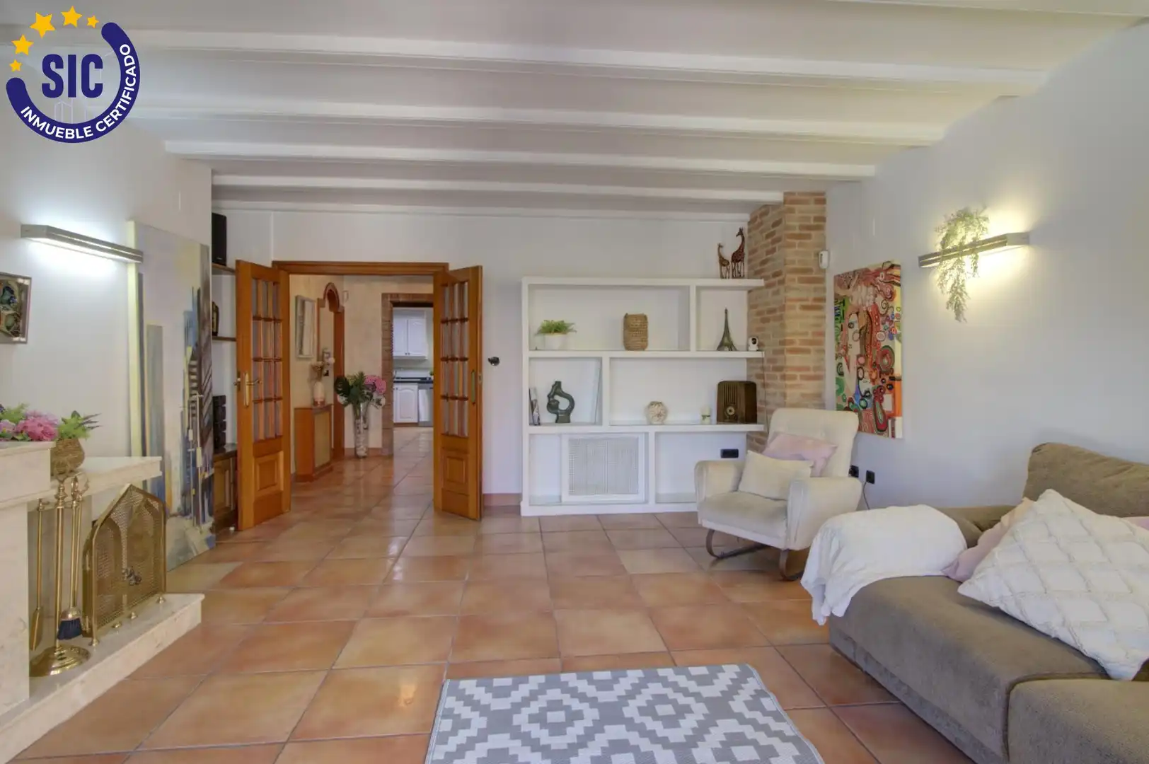 Sala de estar de Casa o chalet en venta en Almenara con Aire acondicionado, Calefacción y Parquet