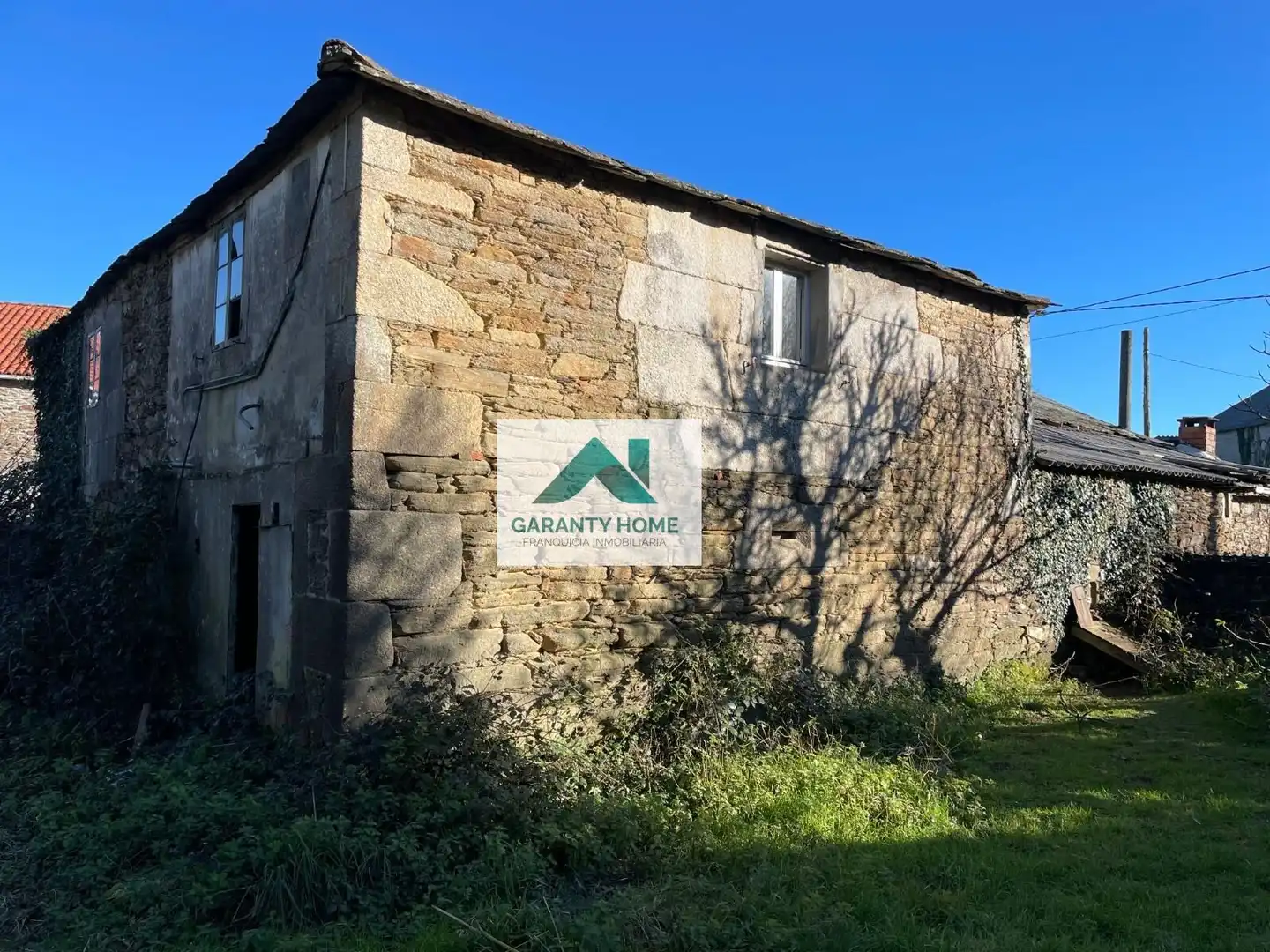 Vista exterior de Casa o chalet en venta en Aranga con Jardín privado