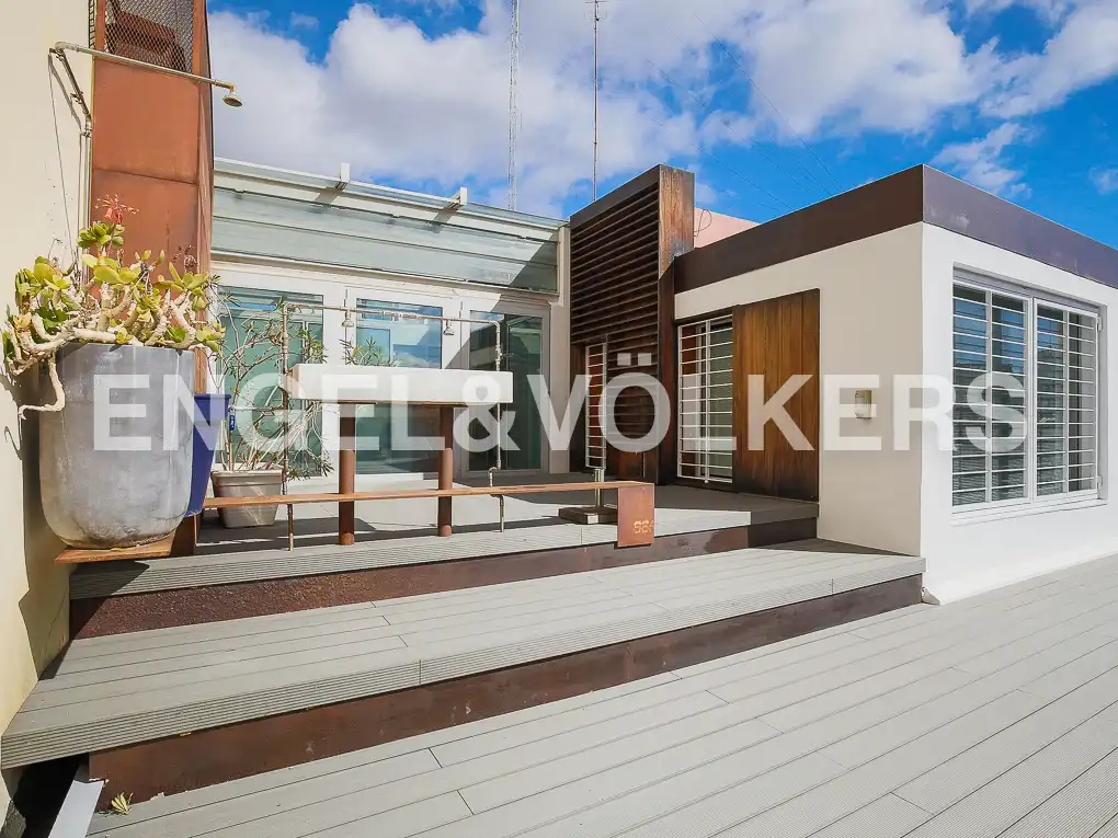 Terrasse von Dachboden zur Miete in Valencia mit Klimaanlage, Heizung und Terrasse